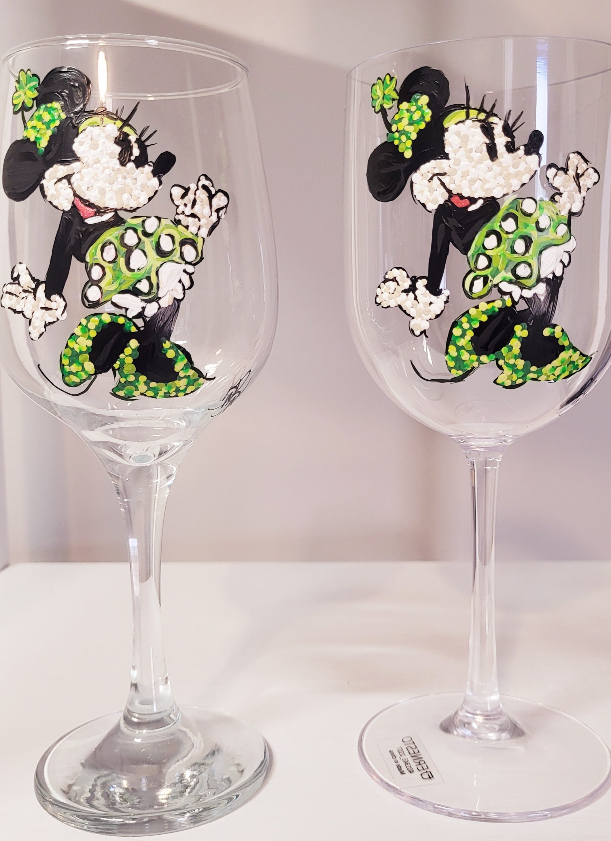 Disney wine glasses  Crafty Yentas
