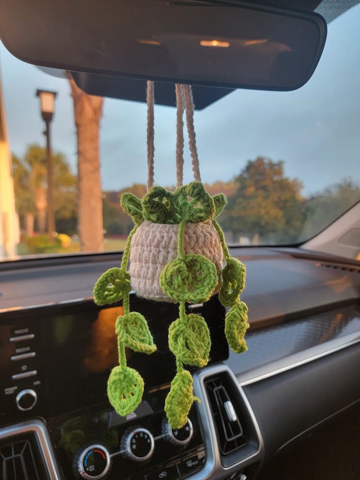 hanging plant for car mirror Hanging Plant