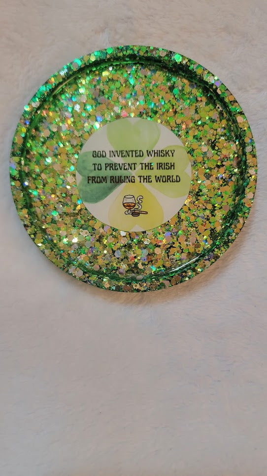 Irish Coasters/Candy/Jewelry Dishes