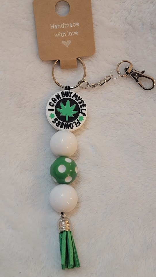 "I can buy myself flowers" Keychain