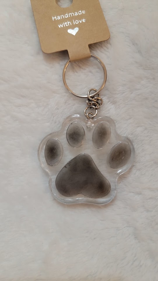 Paw Print Keychain
