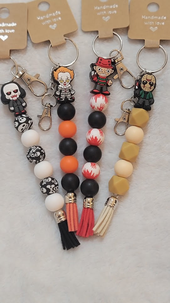 Favorite Scary Movie Character Keychains - multiple options available