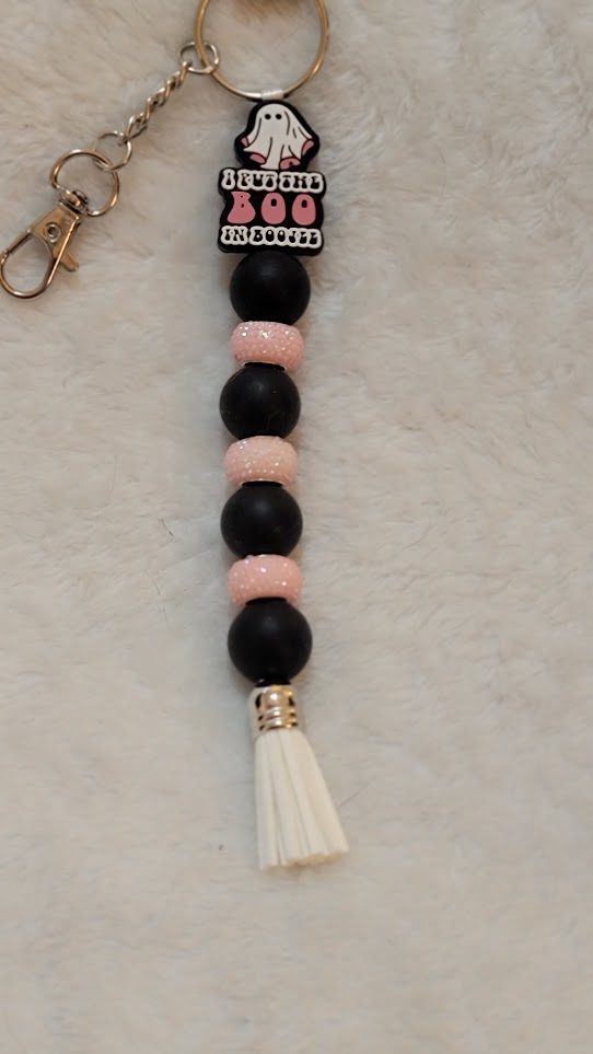 "I Put the BOO in Boobies" Keychain