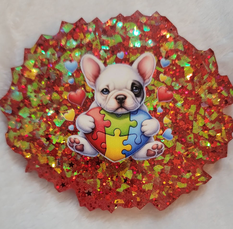 Puppy Autism Coasters