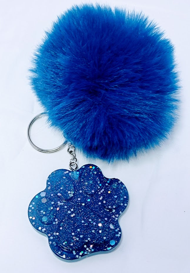 Paw Print Keychain