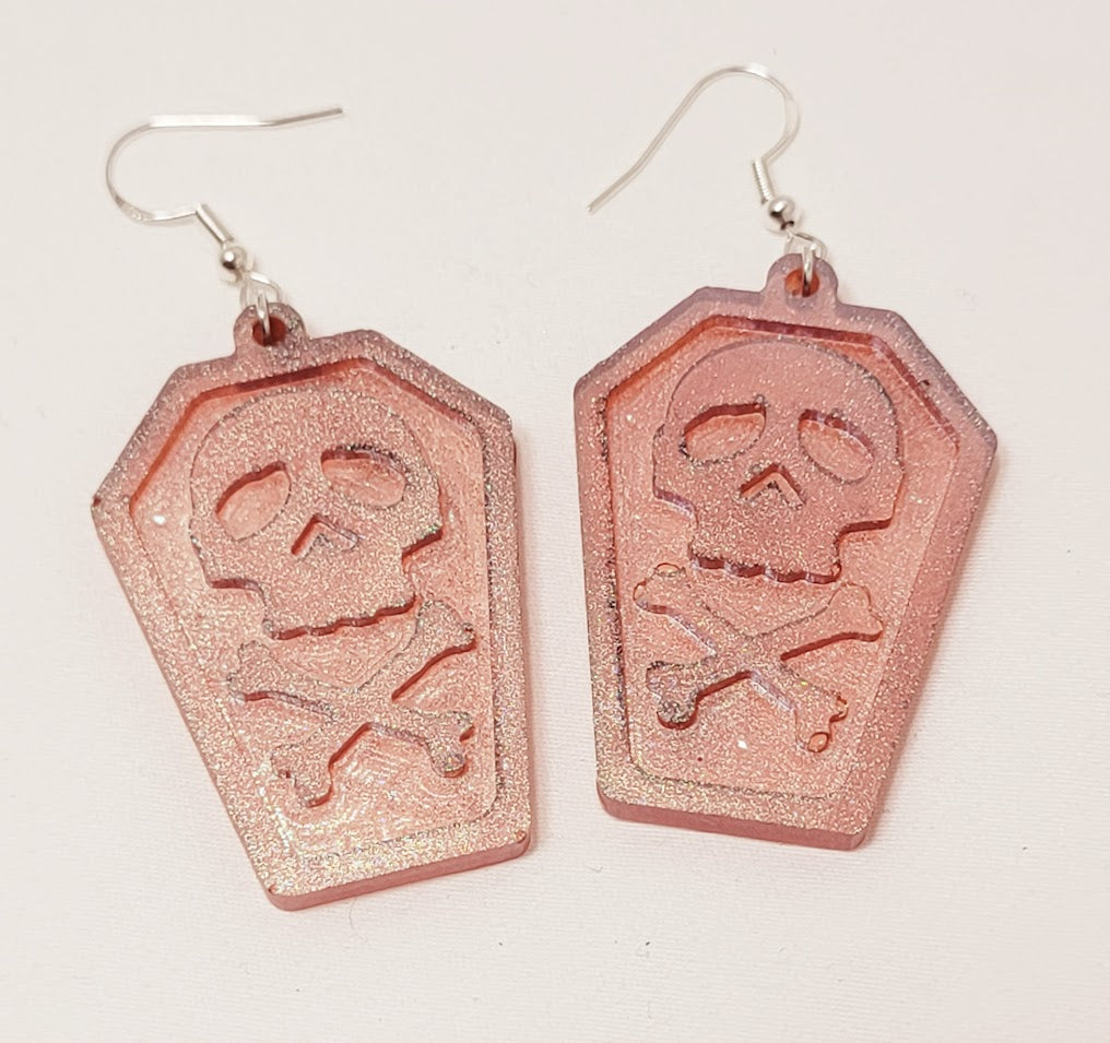 Skull and Cross Bone Earrings