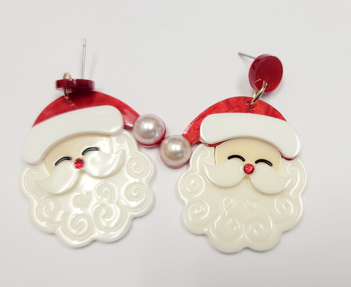 Santa Earrings - 2 options