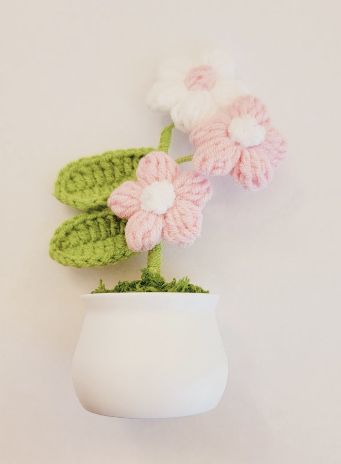 Potted Crochet Plant