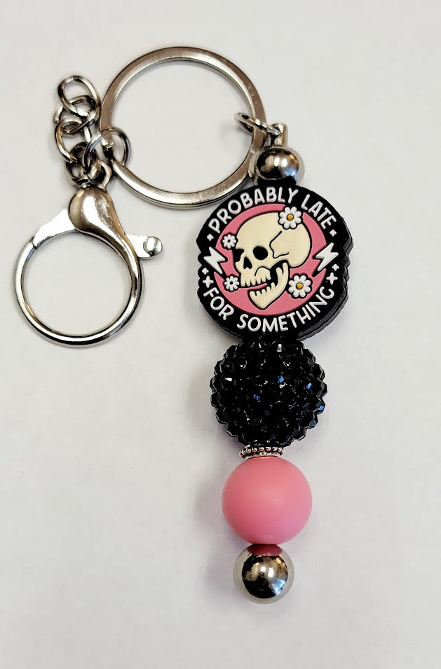 Skull Bar Keychain