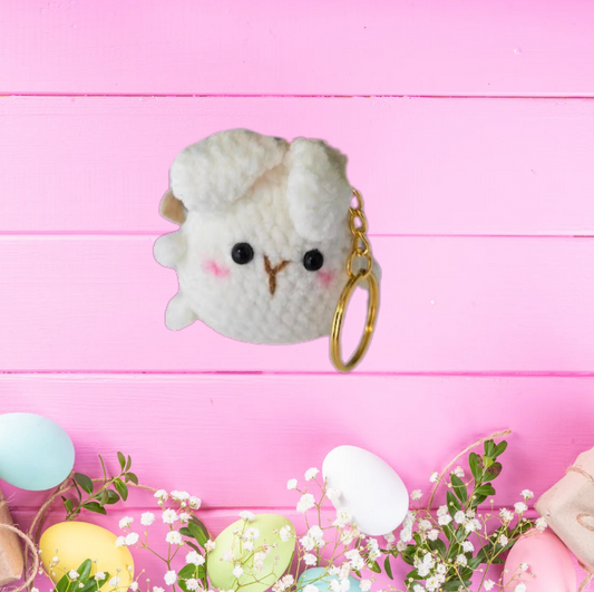 Rabbit Crochet Keychain