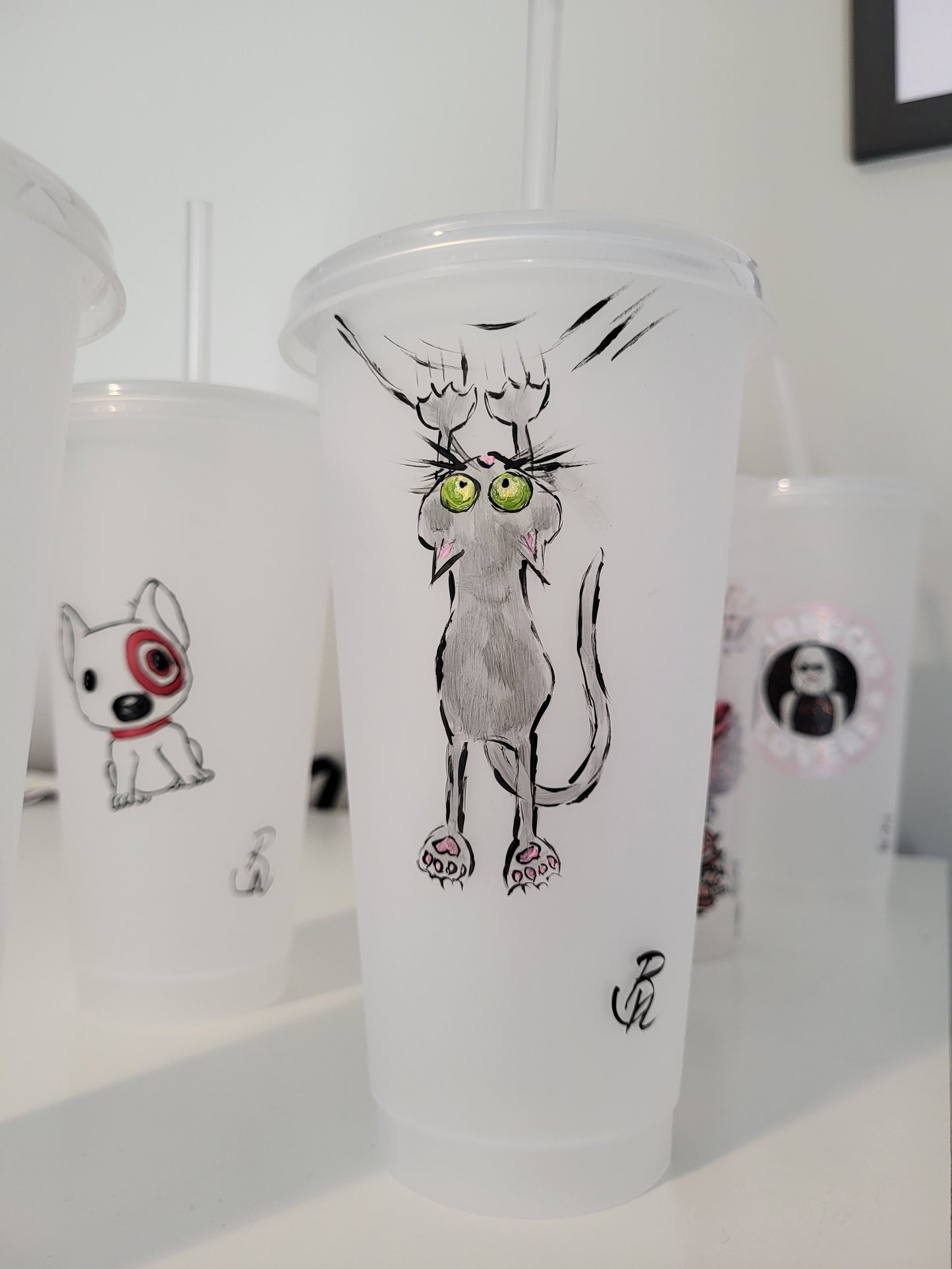 Cat travel cup