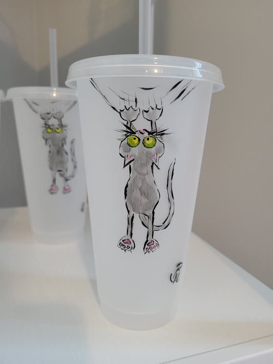 Cat travel cup