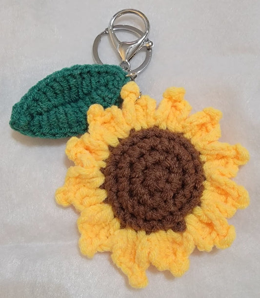 Sunflower Keychain