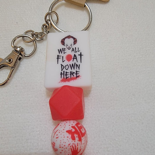 "We all Float Down Here" Keychain