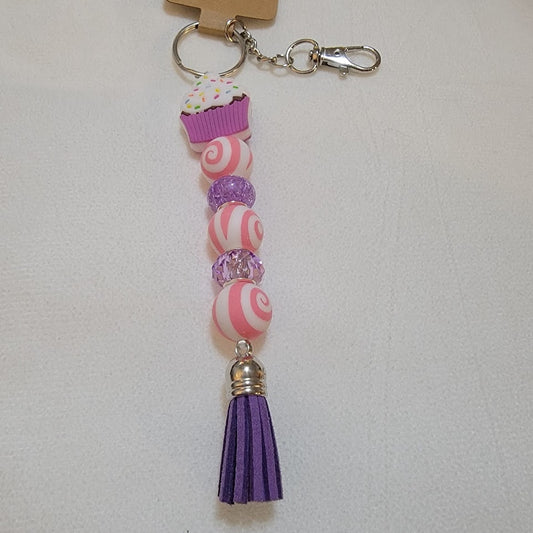 Cupcake Keychain