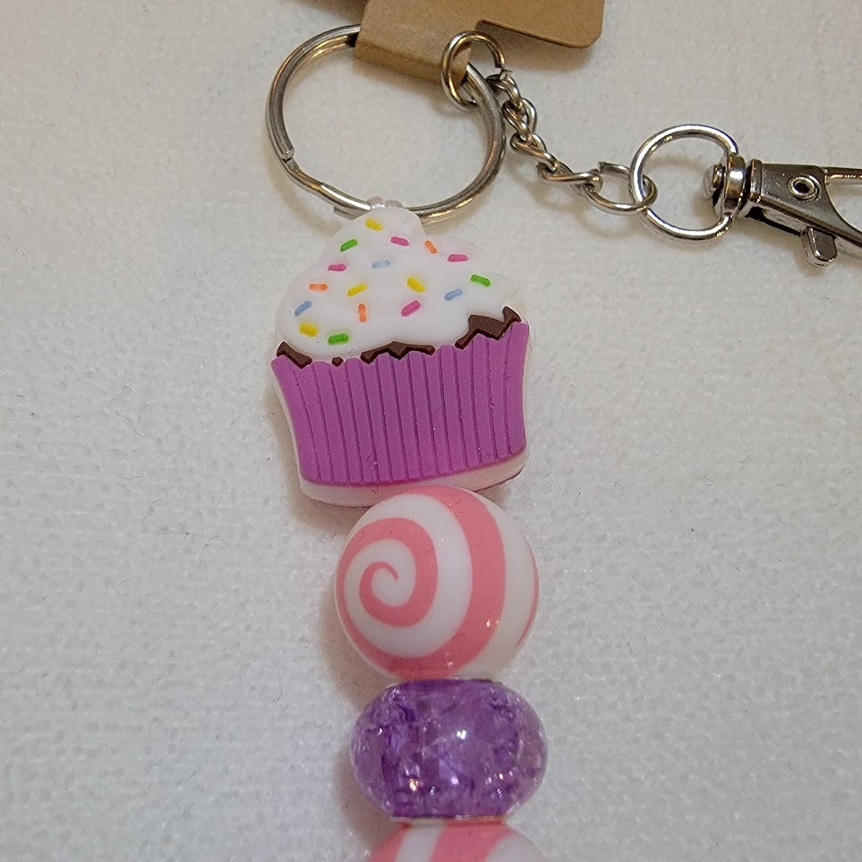 Cupcake Keychain