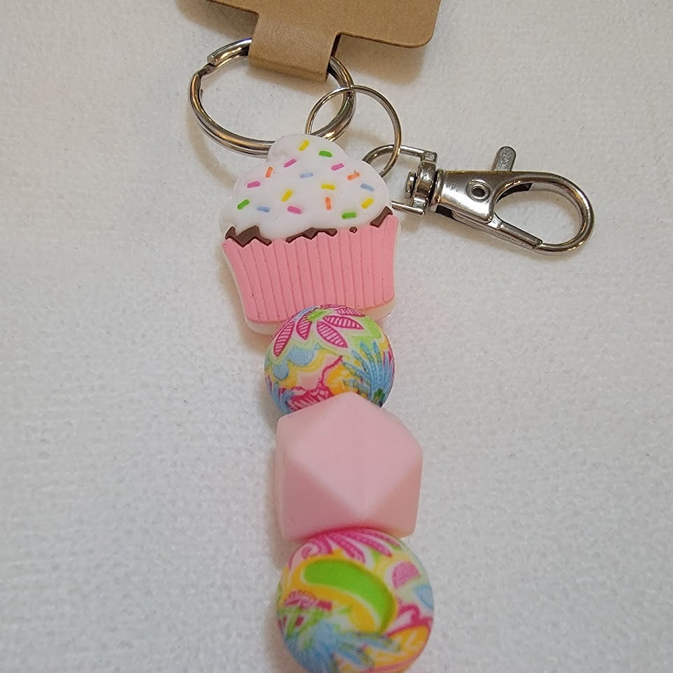 Cupcake Keychain