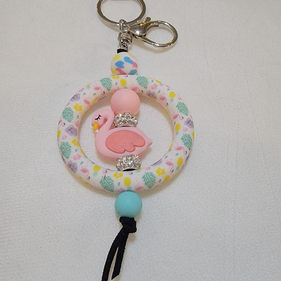 Flamingo Keychain