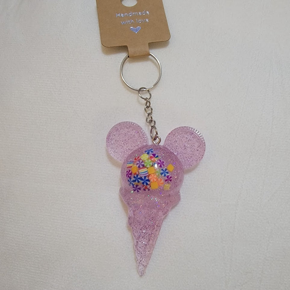 Minnie and Mickey Keychain (sold separately)