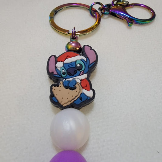 Stitch Christmas Bar KeyChain