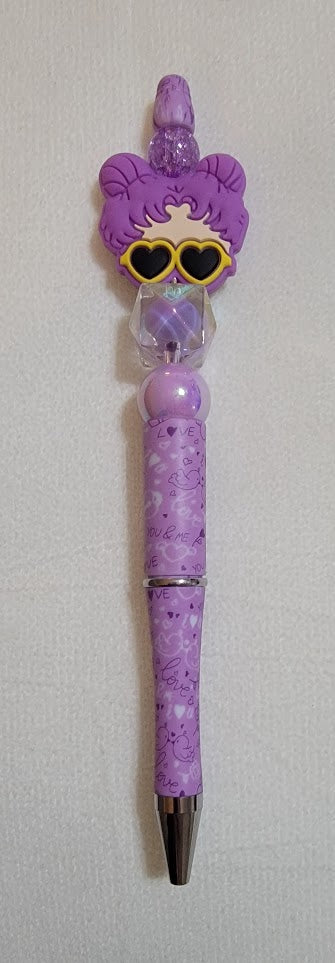 Purple Love Girl Pen