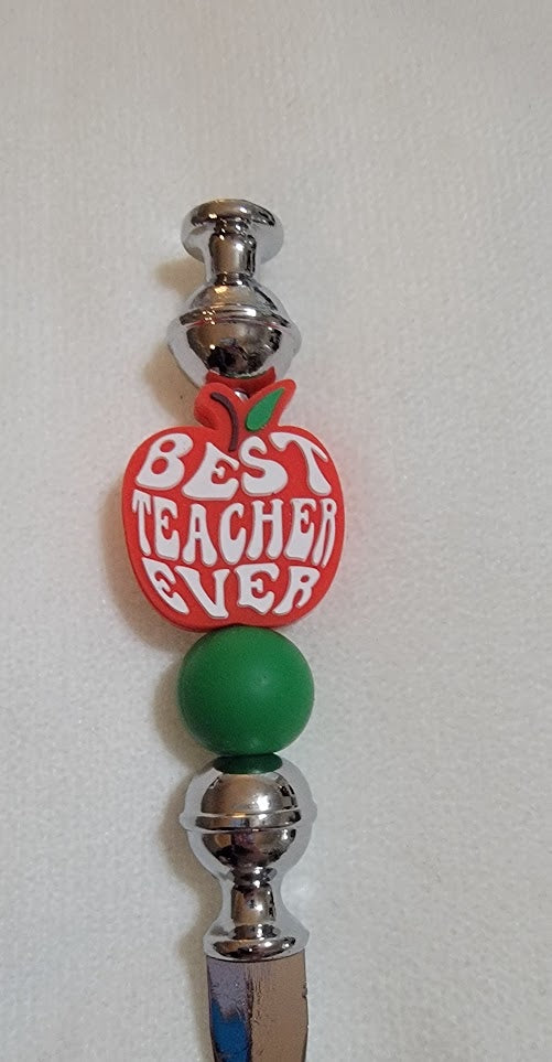 Beaded Letter Opener - "Best Teacher Ever"