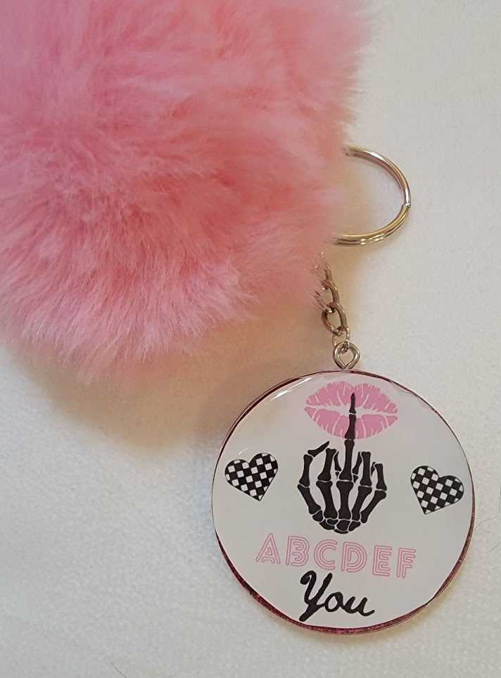 "ABCDEF You" Keychain