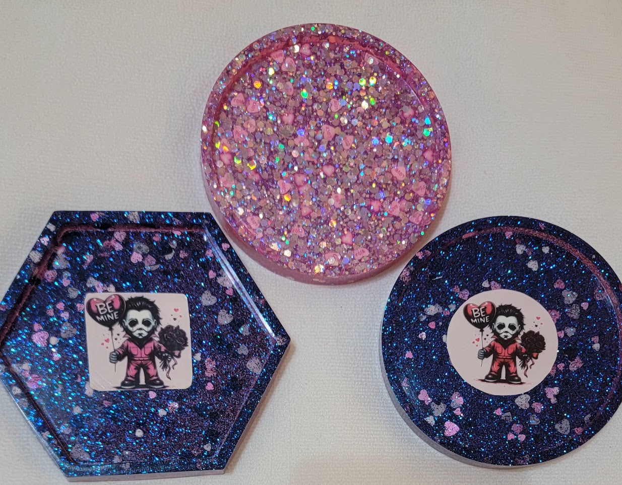 Valentines Coasters/Candy/Jewlery Dishes