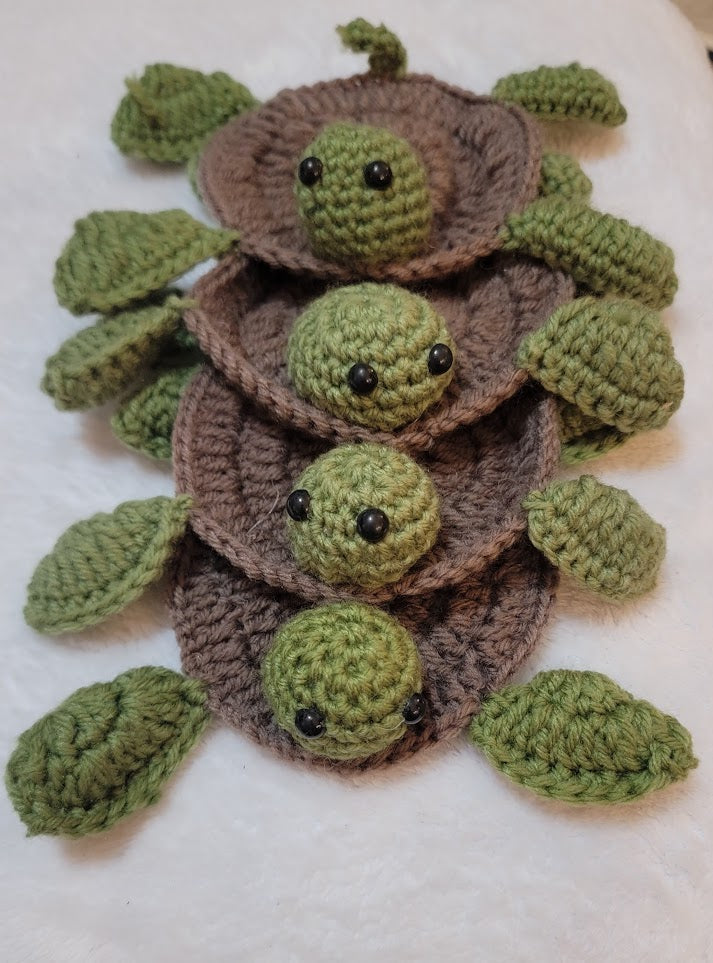 Animal Crochet Coasters