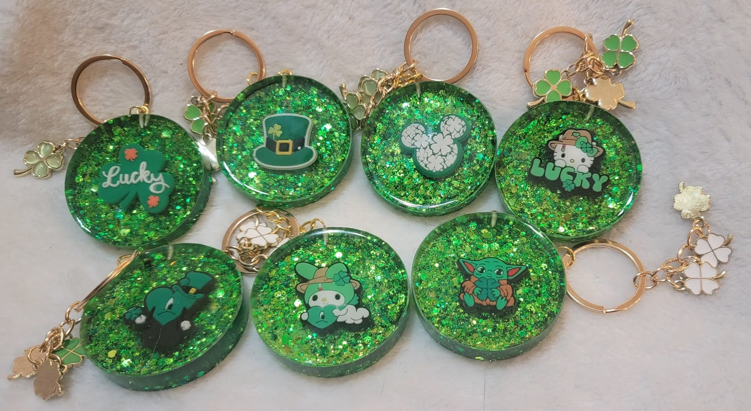 St. Patrick's Day characters Keychains – Crafty Yentas