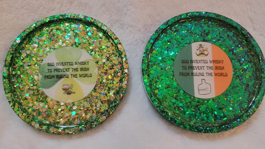 Irish Coasters/Candy/Jewelry Dishes