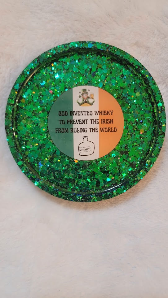 Irish Coasters/Candy/Jewelry Dishes