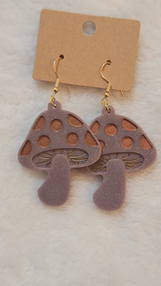 Mushroom Earrings