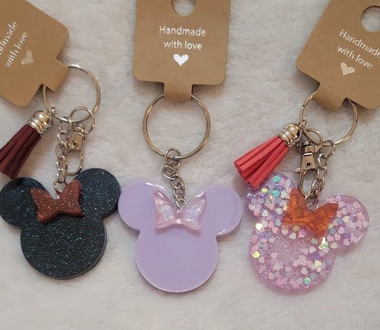 Minnie Head Keychain