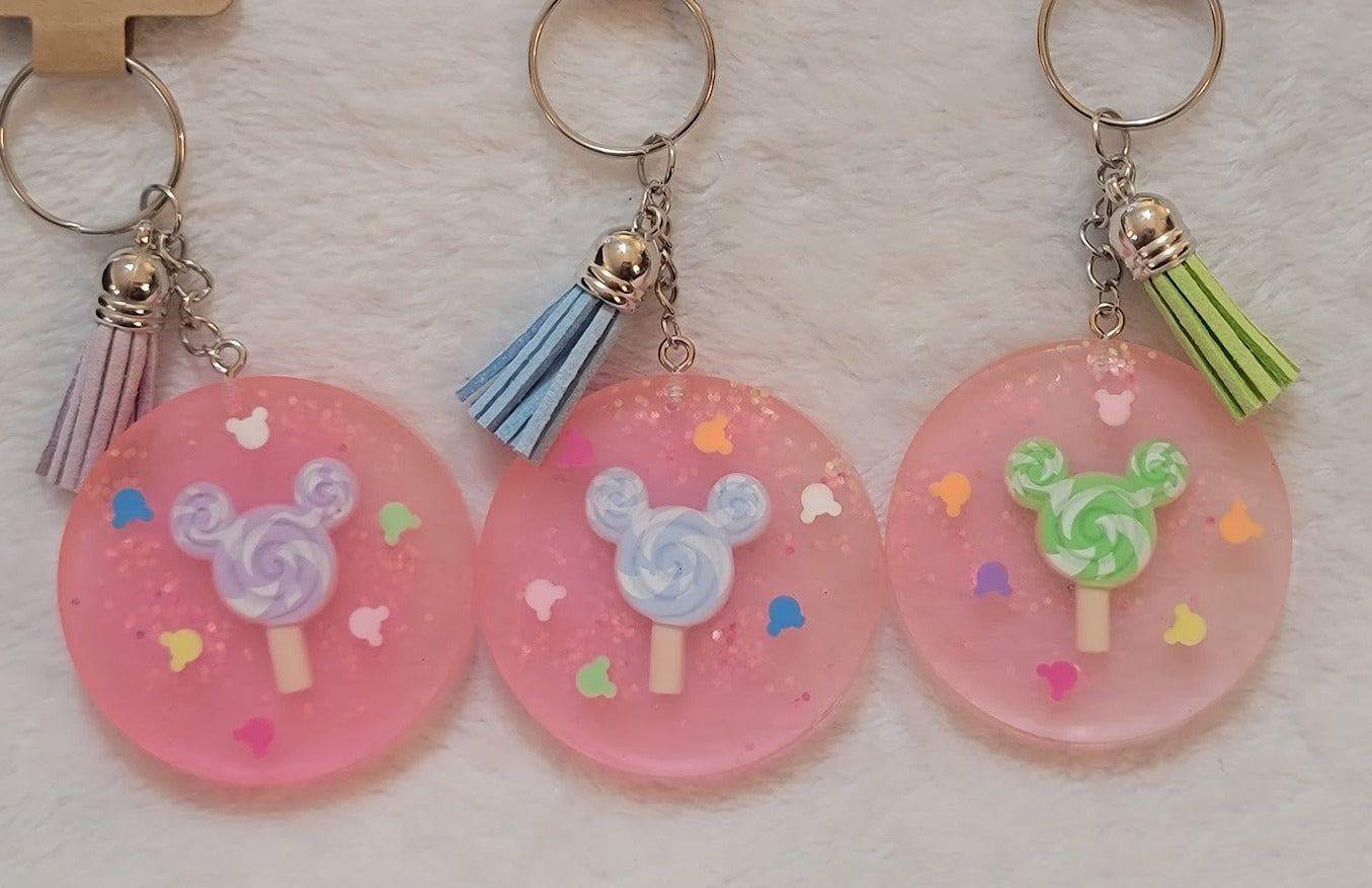 Mickey Lolly Pop Keychain