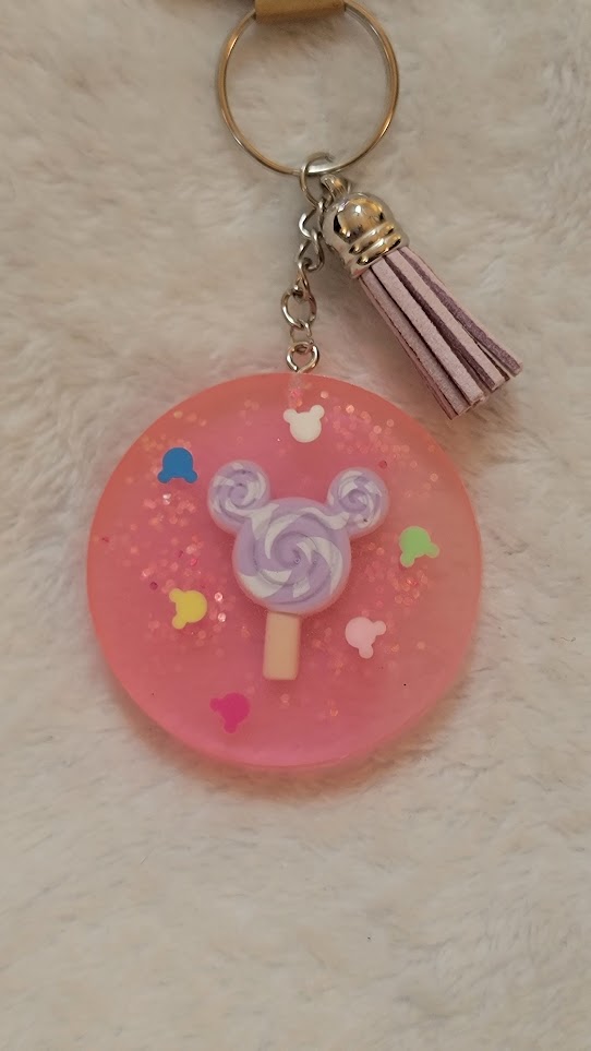 Mickey Lolly Pop Keychain