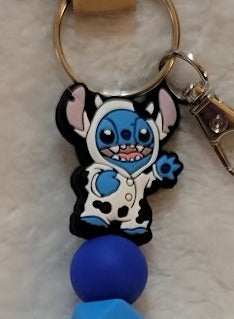 Cow Stitch Keychain