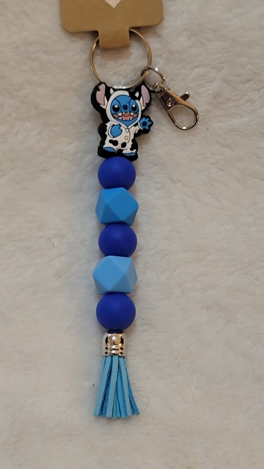 Cow Stitch Keychain