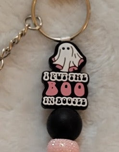 "I Put the BOO in Boobies" Keychain