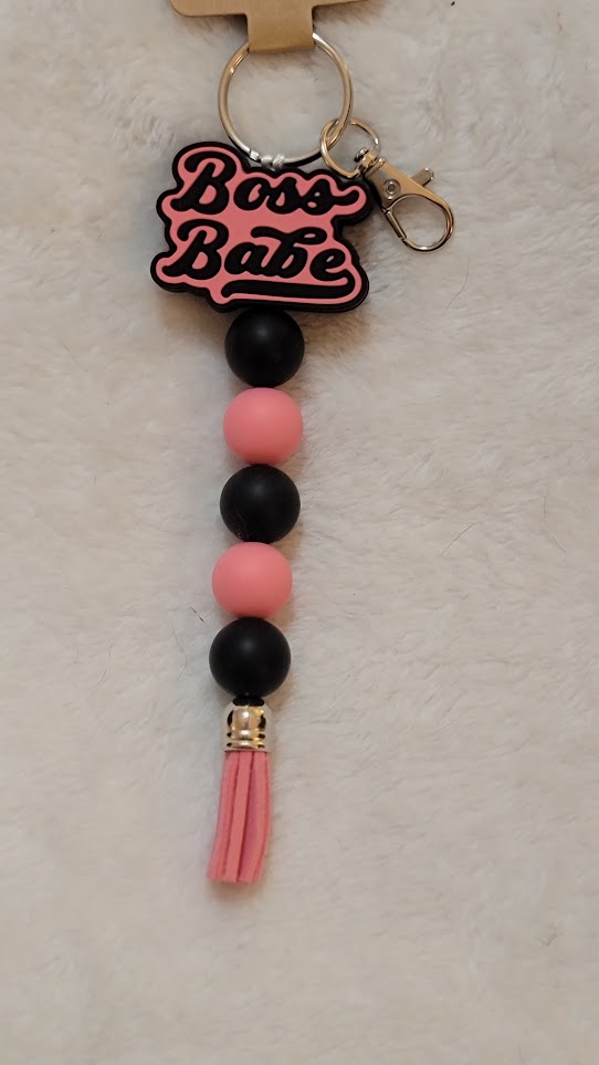 "Boss Babe" Keychain