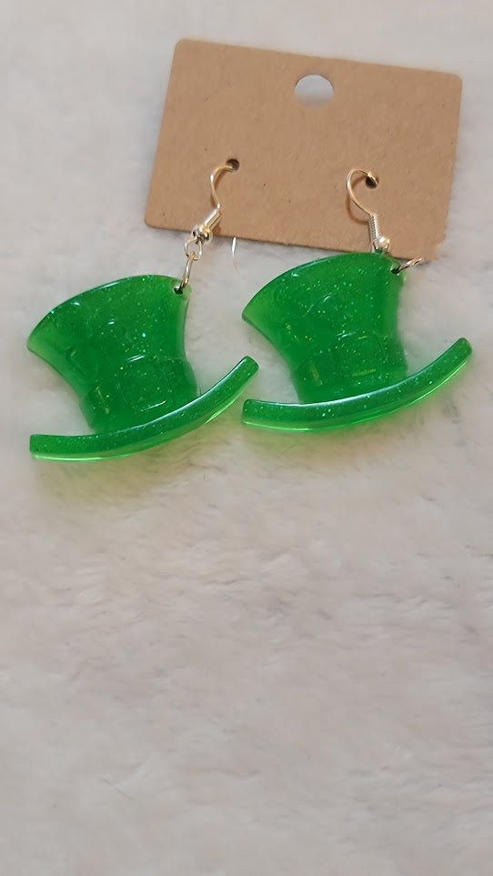 Leprechaun Hat Earrings