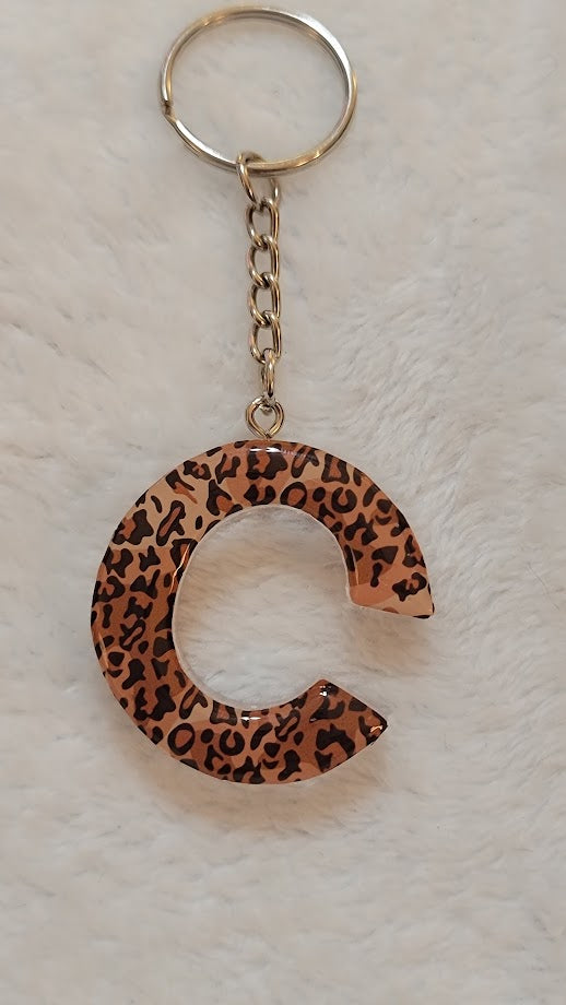 "C" Letter Keychain - Multiple Styles Available