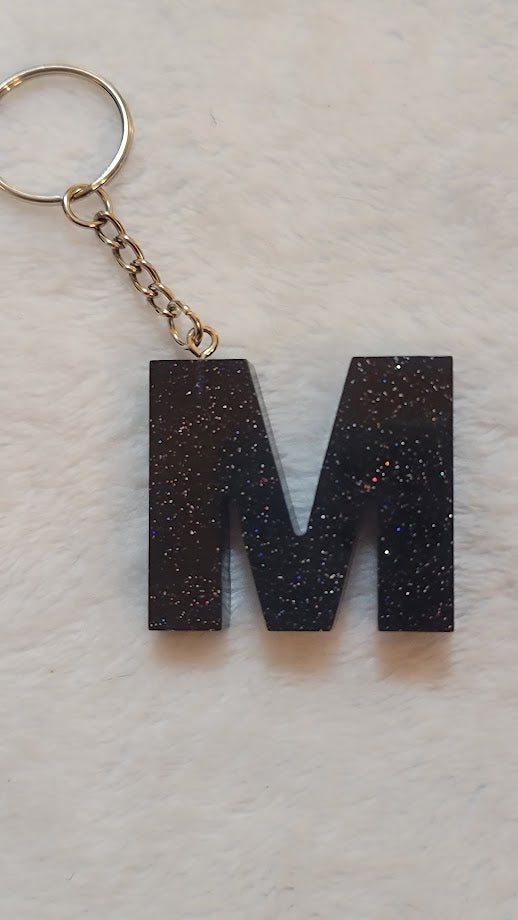 "M" Letter Keychain - Multiple Styles Available