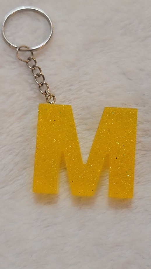 "M" Letter Keychain - Multiple Styles Available