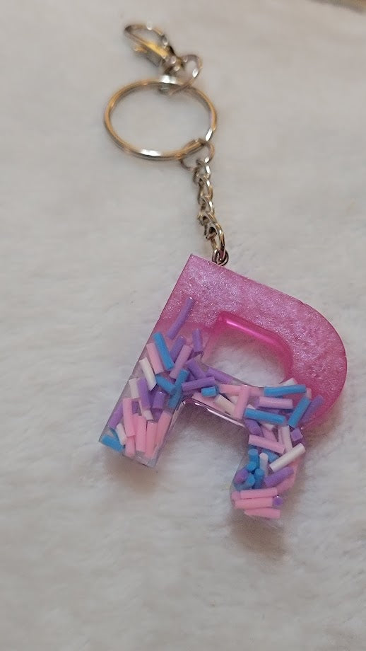 "R" Letter Keychain - Multiple Styles Available