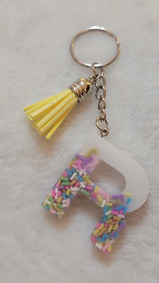 "R" Letter Keychain - Multiple Styles Available