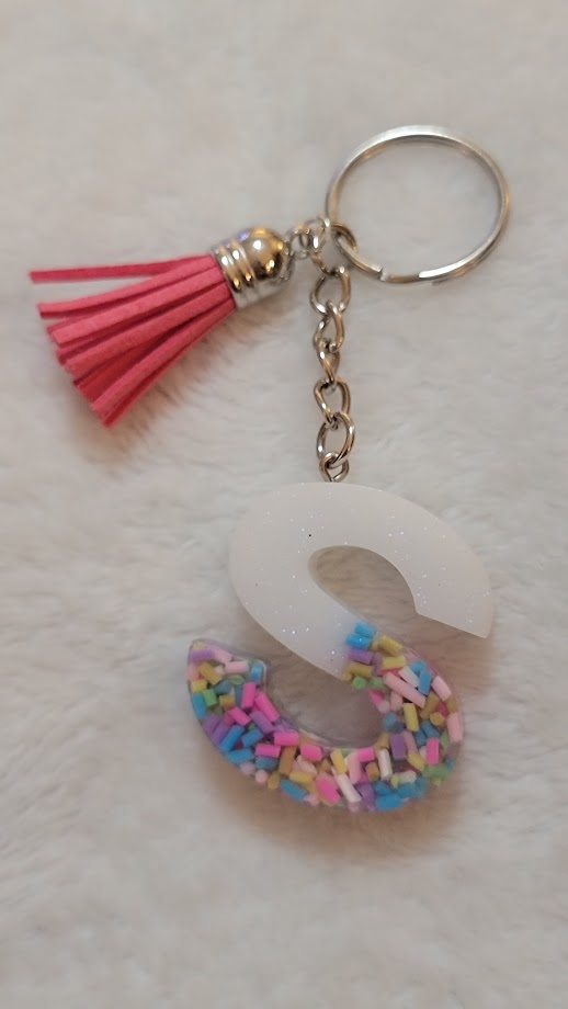 "S" Letter Keychain - Multiple Styles Available