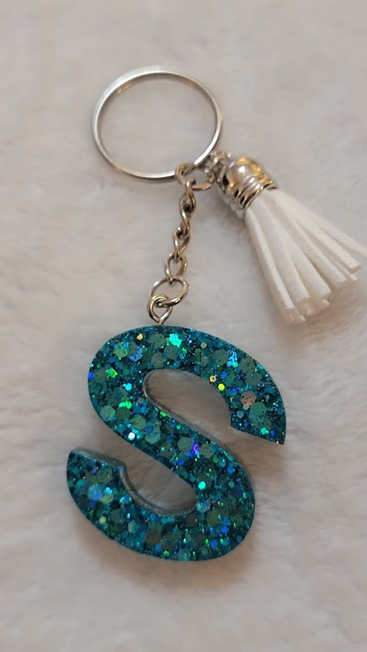 "S" Letter Keychain - Multiple Styles Available