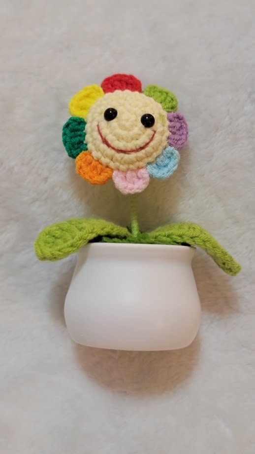 Potted Crochet Plant