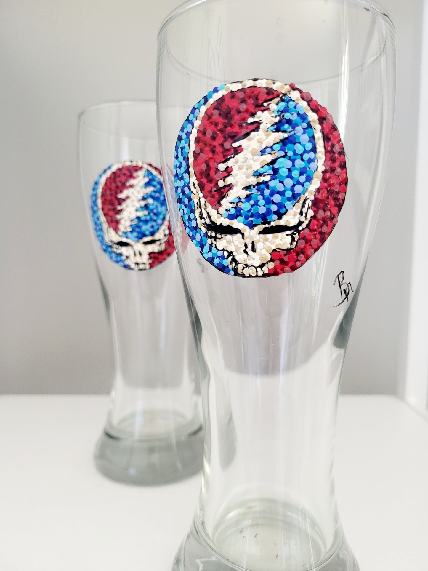 Dead head XL pint glass